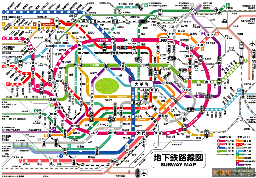 日本地铁图1