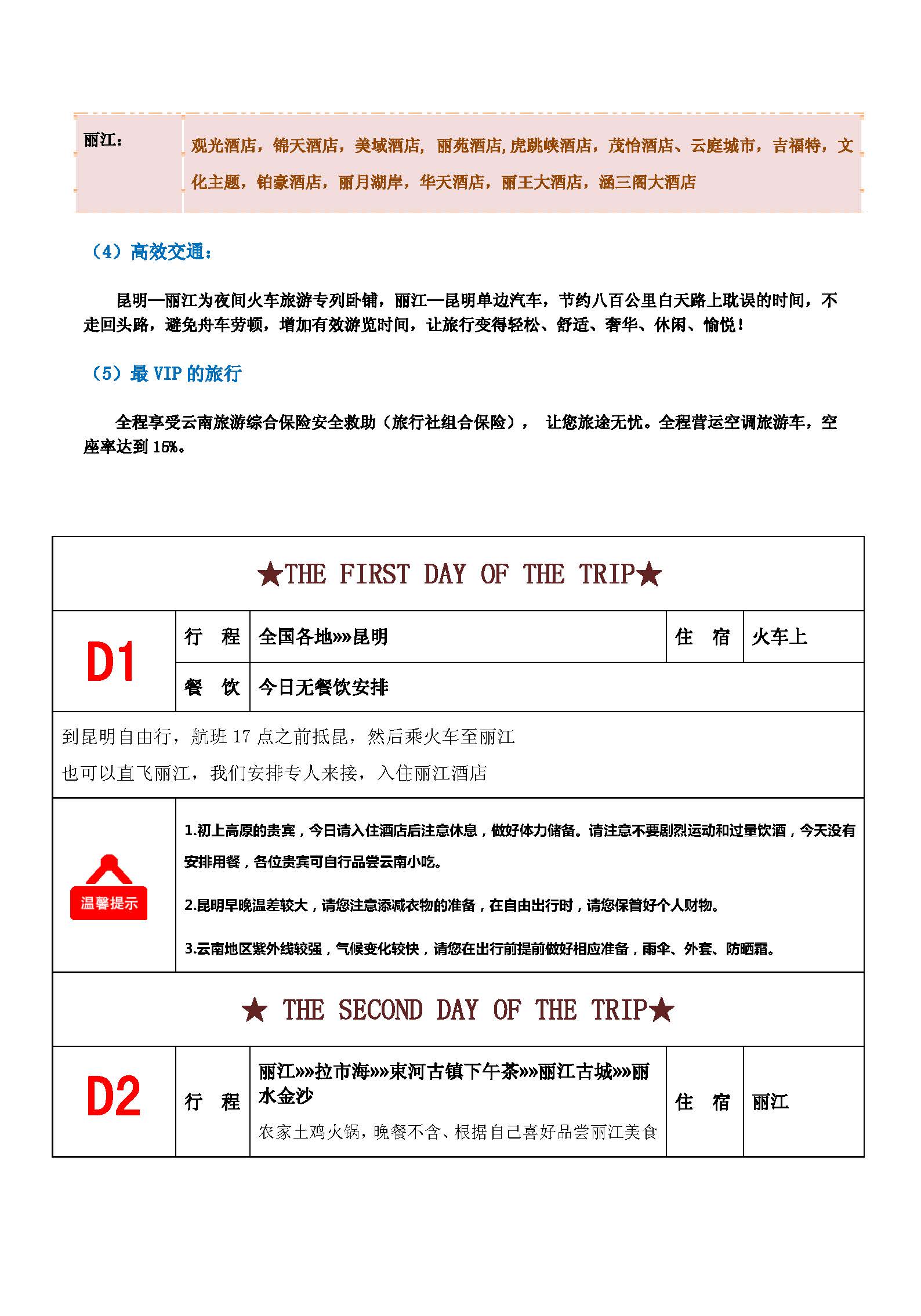 自由时代昆大丽半自由行 纯玩线 五晚六天_页面_2