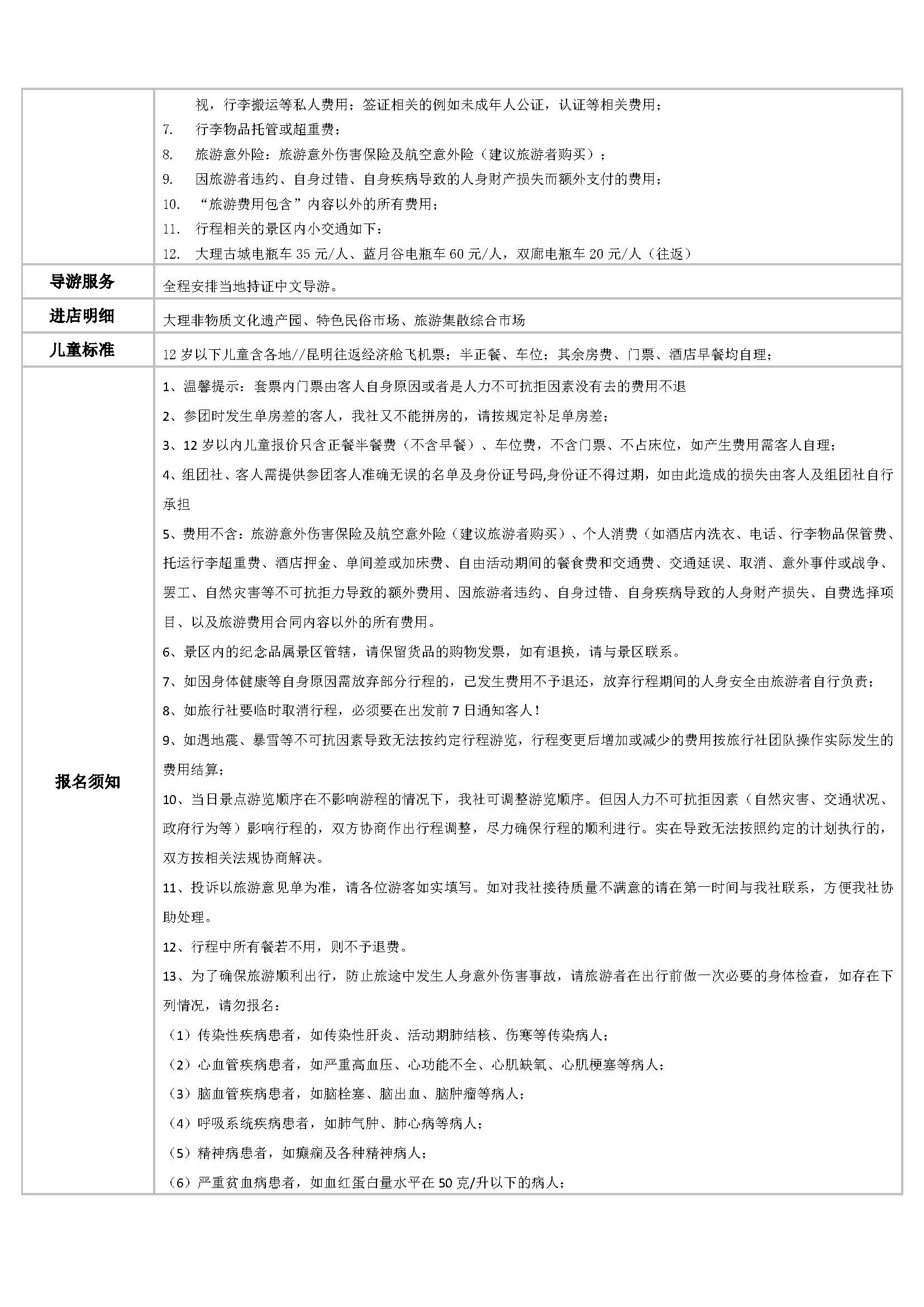 【A+懒人部落6.20】昆大丽双飞一动六日游_页面_8